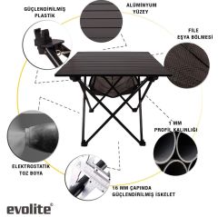 EVOLITE - KATLANIR KAMP MASASI ORTA