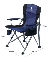 WINDCAMP LUX MAVİ 4'LÜ KAMP SANDALYESİ